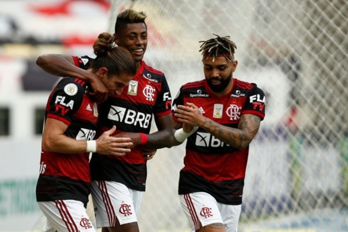 Flamengo joga com brilho de Muniz. mas perde a primeira na Série A.Créditos; Reprodução Twitter