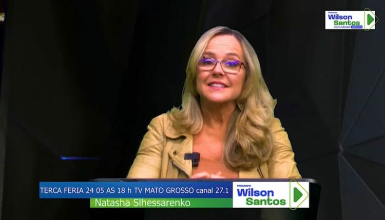 Natasha Slhessarenko é a convida de hoje do Programa Wilson Santos