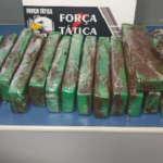 Força Tática apreende 30 kg de maconha e prende 3 pessoas por tráfico de drogas em MT