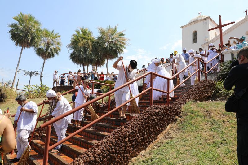 Tradicional lavagem das escadarias do Rosário será realizada no próximo sábado, 25