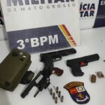 Seis pessoas por formação de quadrilha e porte ilegal de arma são presas na Capital