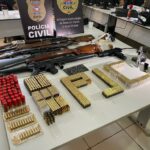 Arsenal de armas e munições é apreendido durante buscas em municípios de MT